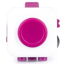 Load image into Gallery viewer, De zijkant van fidget cube roze berry - joystick