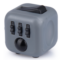 Afbeelding in Gallery-weergave laden, De zijkant van fidget cube grijs graphite - rollende ijzeren bal