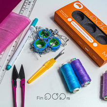 Afbeelding in Gallery-weergave laden, Fingears Magnetische Ringen Oranje Zwart sfeerbeeld 3