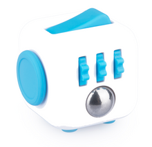 Afbeelding in Gallery-weergave laden, De zijkant van fidget cube aqua - rollen
