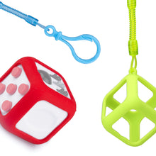 Load image into Gallery viewer, Fidget Prism - Keychain for Fidget Cube (red)
