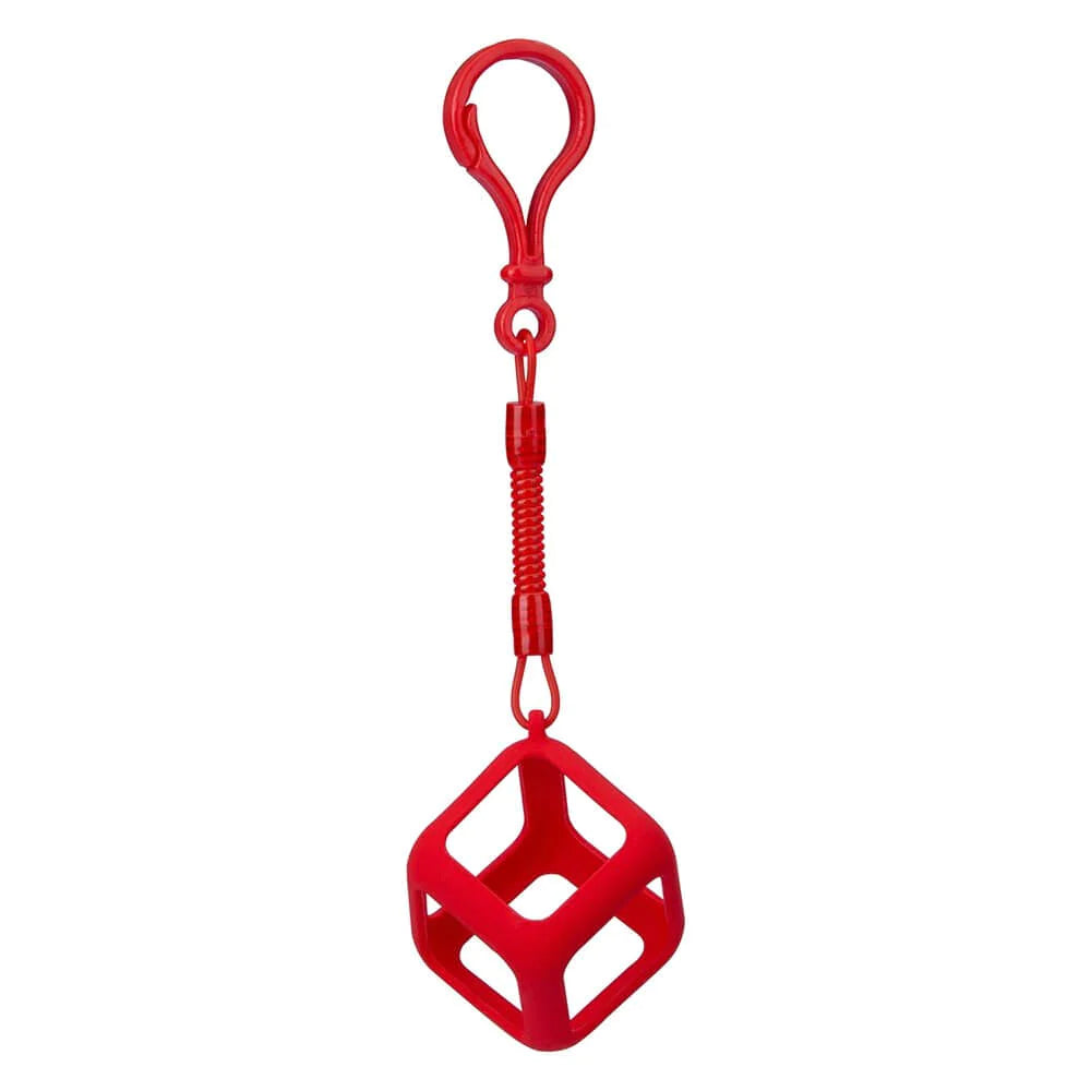 Fidget Prism - Keychain for Fidget Cube (red)