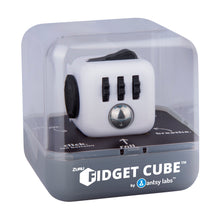 Load image into Gallery viewer, Verpakking van de fidget cube dice zwart-wit

