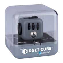 Load image into Gallery viewer, Verpakking van de fidget cube graphite grijs-zwart
