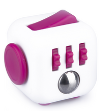 Load image into Gallery viewer, De zijkant van fidget cube roze berry - rollen
