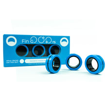 Load image into Gallery viewer, FinGears - Professional Magnetic Rings - Blue Black
