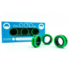 Afbeelding in Gallery-weergave laden, Fin Gears - Professionele Magnetische Ringen - Groen Zwart
